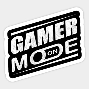 Gamer Mode On Sticker